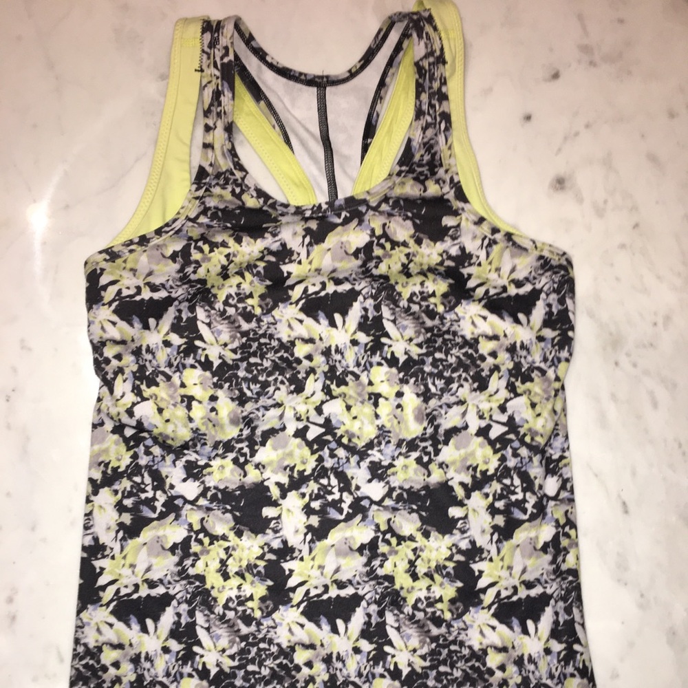 Lululemon floral tank top